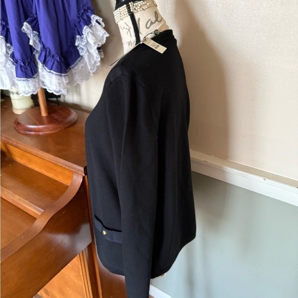 Talbots Black Cardigan Sweater NWT 129.00‼️FINAL SALE - Picture 6 of 9